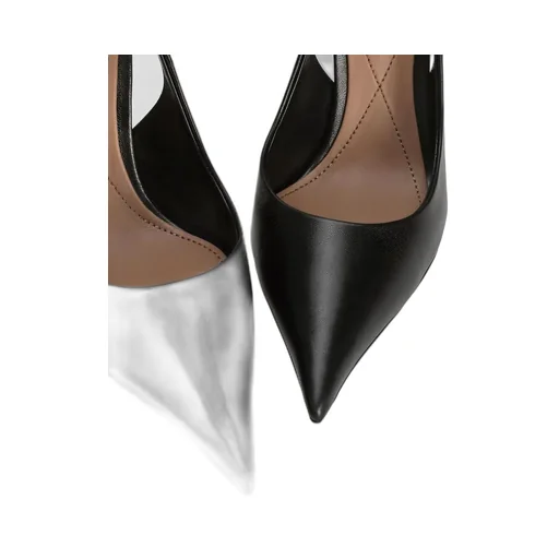 Leather Slingback Pumps