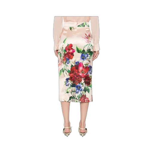 Floral Printed Midi Skirt