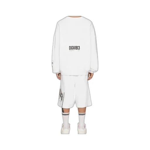 Logo-Print Cotton Track Shorts
