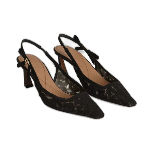 Lace Slingback Pumps