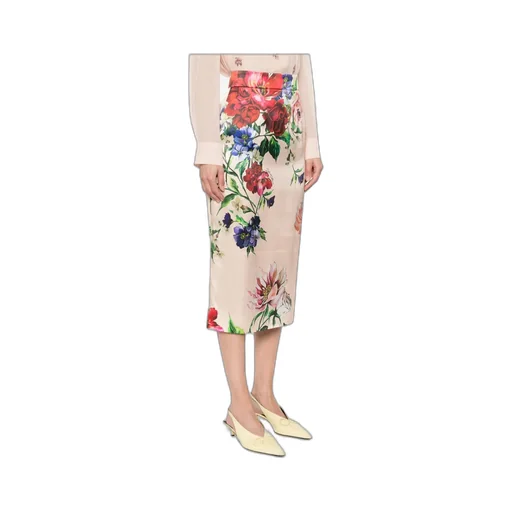 Floral Printed Midi Skirt