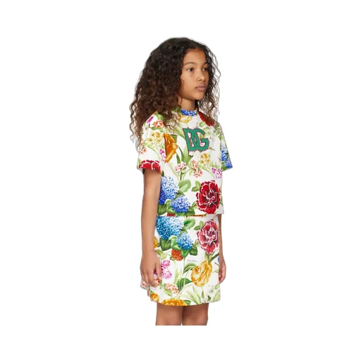 Floral Print Jersey T-Shirt