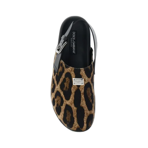 Leopard Printed Mules
