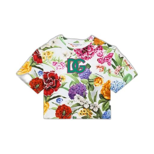 Floral Print Jersey T-Shirt
