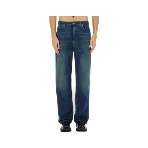 Logo Embroidered Jeans