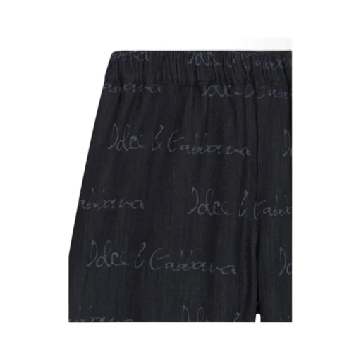 Logo-Printed Denim Shorts