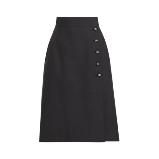 A-Line Midi Skirt