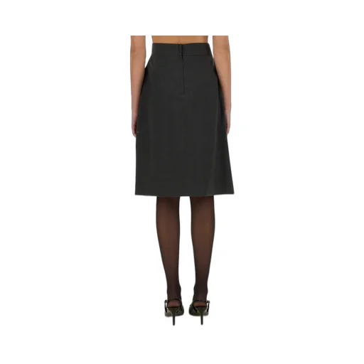 A-Line Midi Skirt