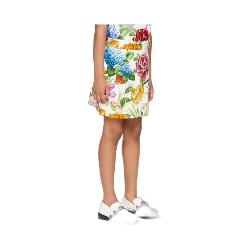 Floral-Print Skirt