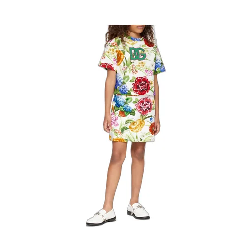 Floral-Print Skirt