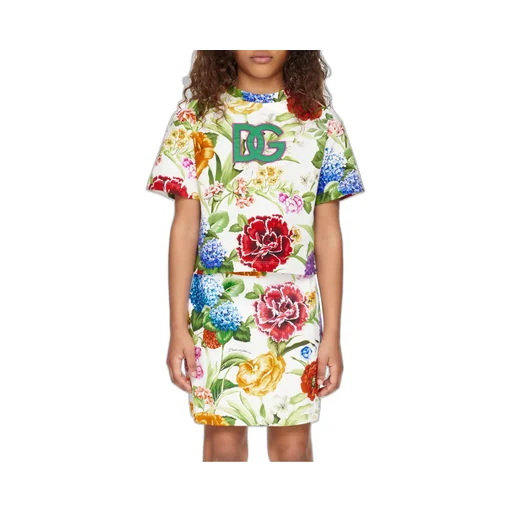 Floral Print Jersey T-Shirt