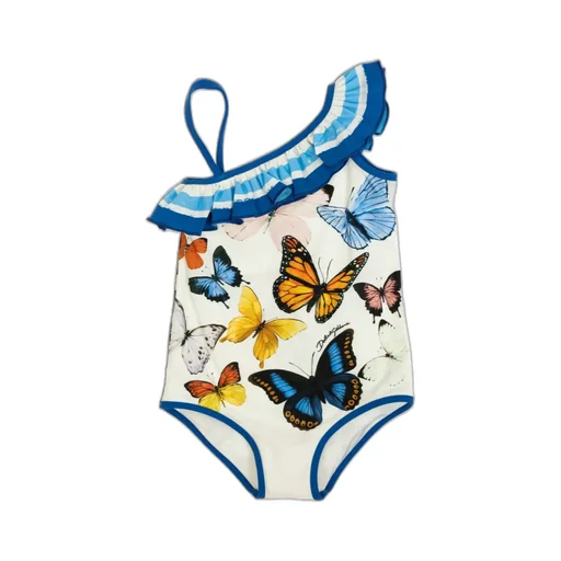 Butterfly Printed One-Piece Swimsuit