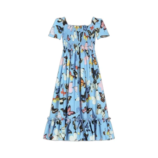 Butterfly-Print Dress