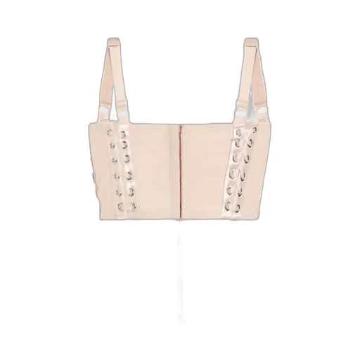 Lace-Up Satin Corset