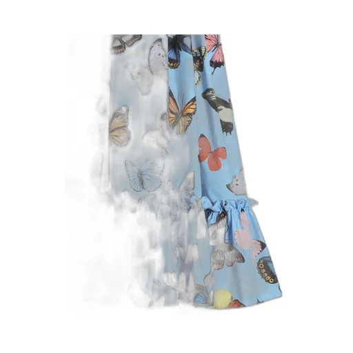 Butterfly-Print Dress