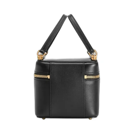 Logo Plaque Zipped Handbag