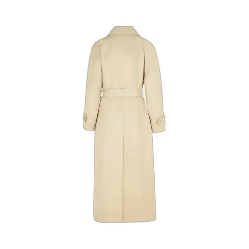 Double-Breasted Belted Coat