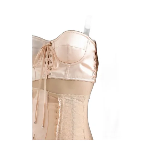 Lace-Up Satin Corset