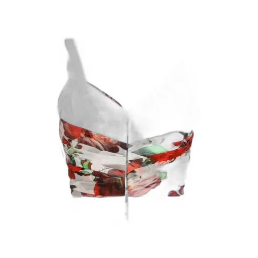 Rose Printed Corset Top