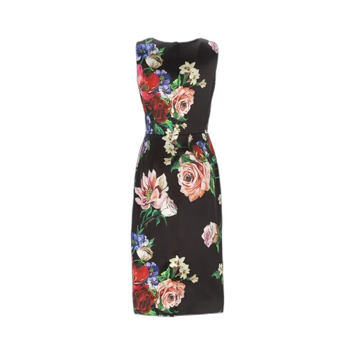 Floral Printed Sleeveless Dress