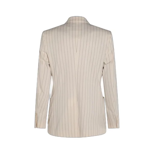 Striped Double Breasted Blazer