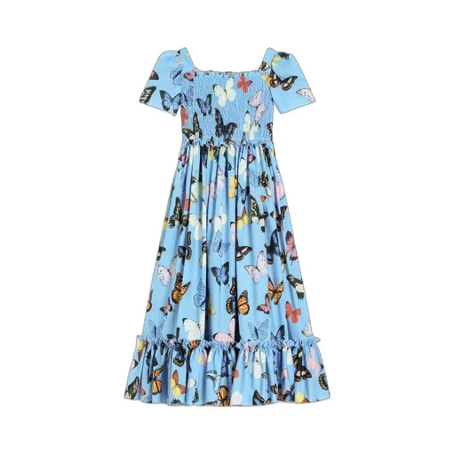 Butterfly-Print Dress