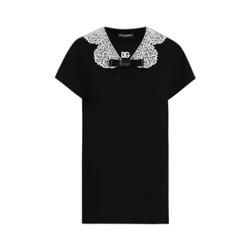 Bow Detailed Jersey T-Shirt