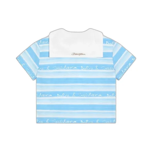 Striped-Print Poplin Shirt