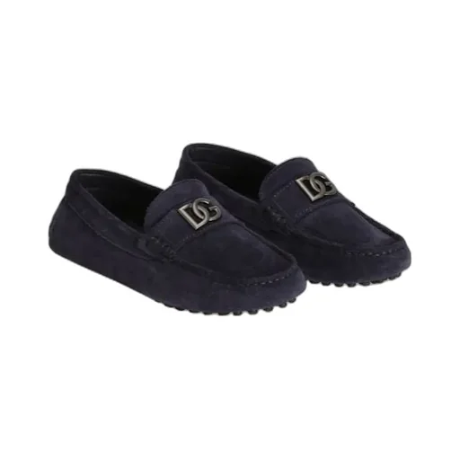 Logo Plaque Slip-On Loafers