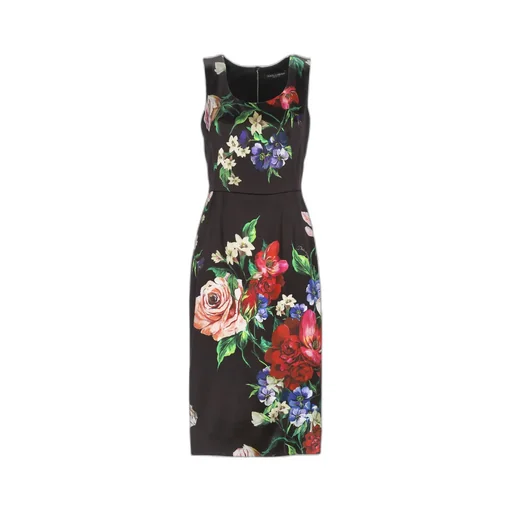 Floral Printed Sleeveless Dress