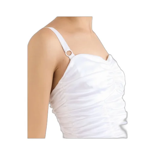 Draped Satin Mini Dress
