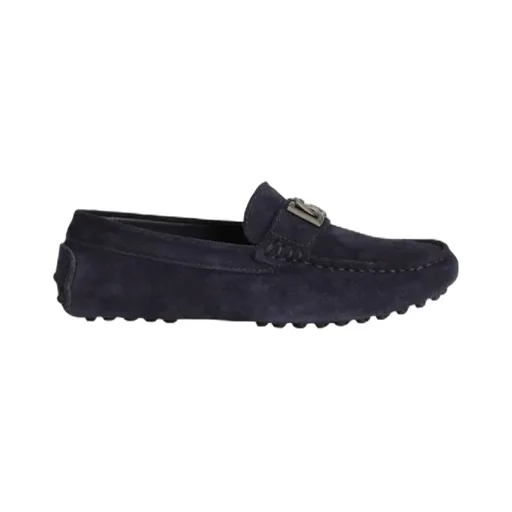Logo Plaque Slip-On Loafers