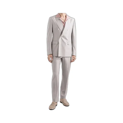 Double-Breasted Tailored Suit