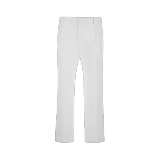 Logo Tag Pleated Trousers