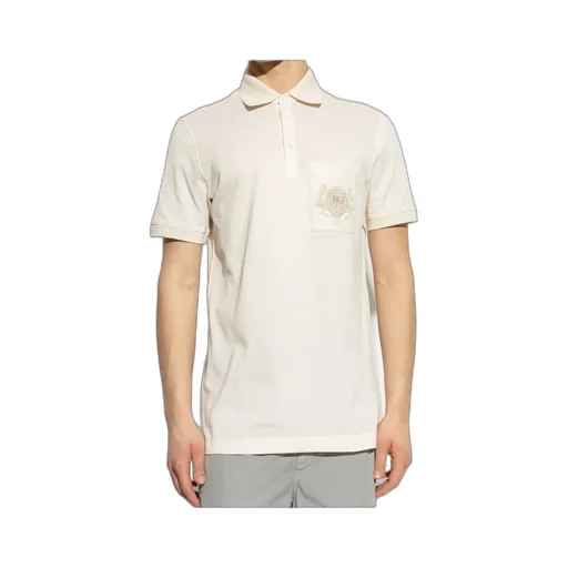 Dg Logo Embroidered Short-Sleeved Polo Shirt