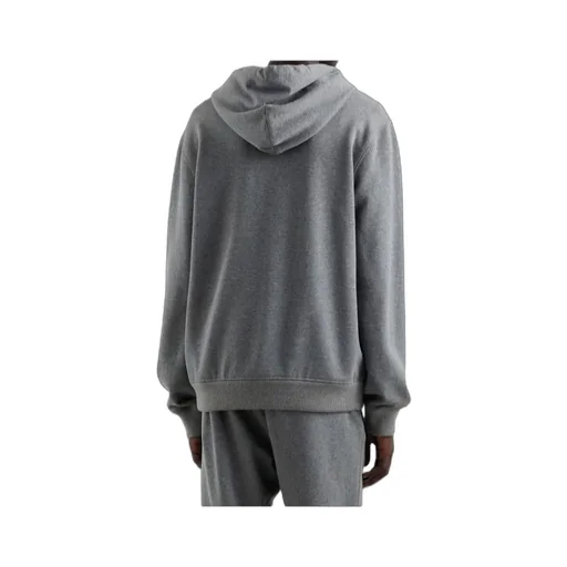 Logo Plaque Drawstring Hoodie