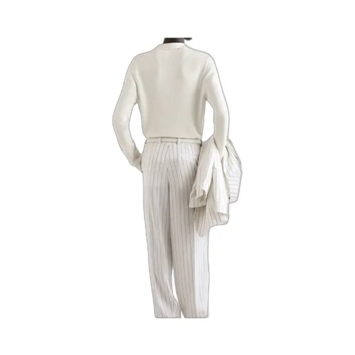 Buttoned Ribbed Cardigan