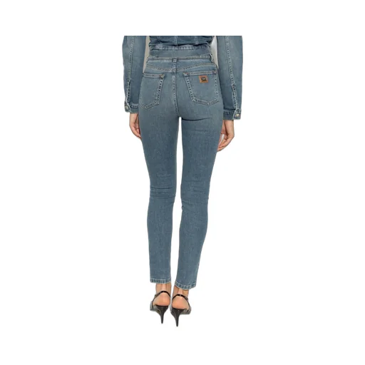 Logo Plaque Skinny Jeans