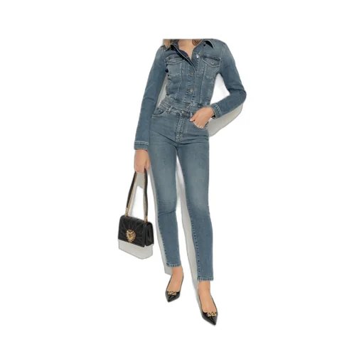 Logo Plaque Skinny Jeans