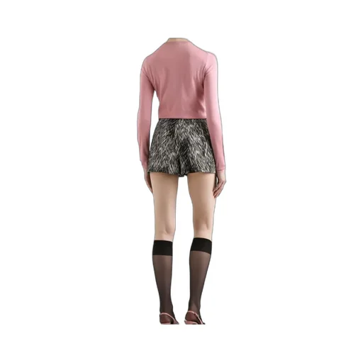 Floral-Appliqué Top