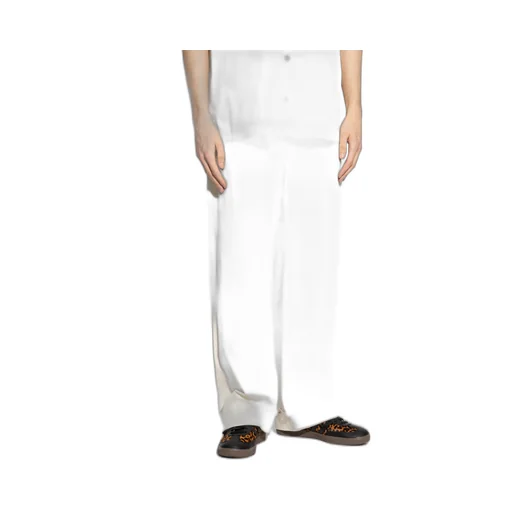 Logo Plaque Straight-Leg Trousers