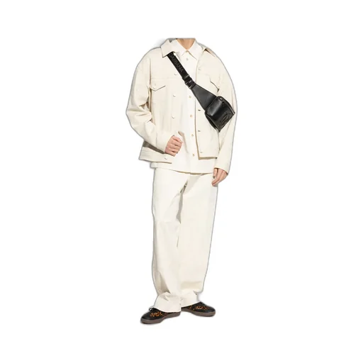 Logo Plaque Straight-Leg Trousers