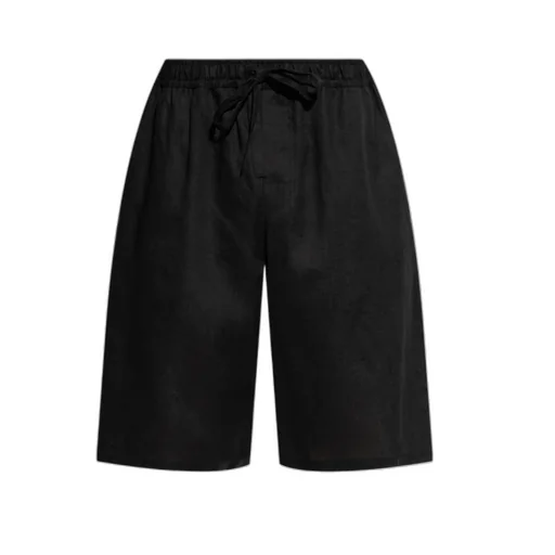 Logo Embroidered Drawstring Shorts