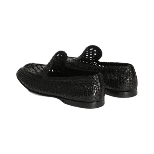 Round Toe Woven Slippers
