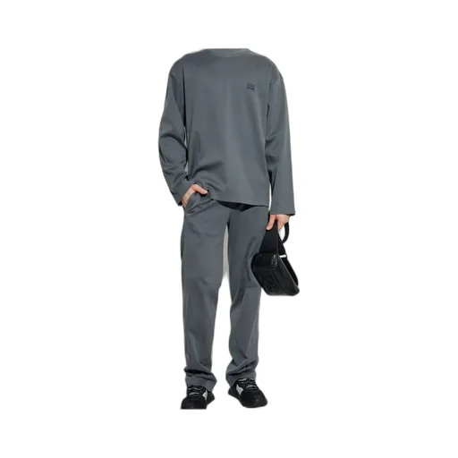 Logo Plaque Drawstring Track Pants