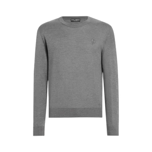 Logo-Embroidered Silk Sweater