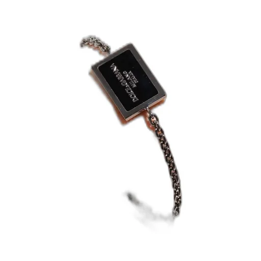 Logo Plaque Cable-Link Chain Bracelet