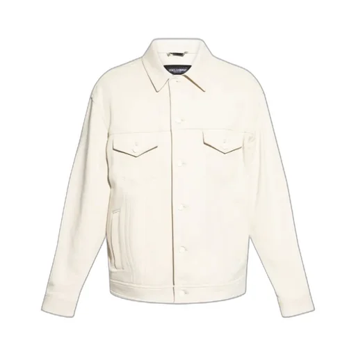 Logo Plaque Shirt Jacket