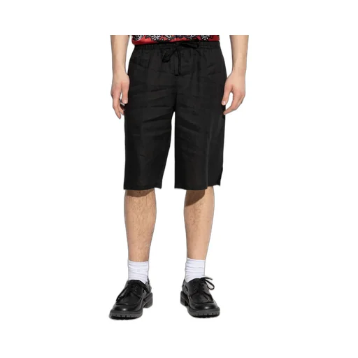 Logo Embroidered Drawstring Shorts