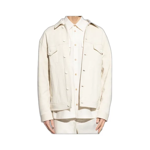 Logo Plaque Shirt Jacket